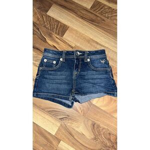 Justice Girls 10R Simply Low Blue Denim Jeans‎ Shorts